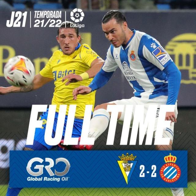 半岛体育平台-【西甲】武磊替补未出场德托马斯绝平 西班牙人2比2